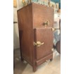 Antique wooden refrigerator and ice box