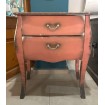 Pink bedside table